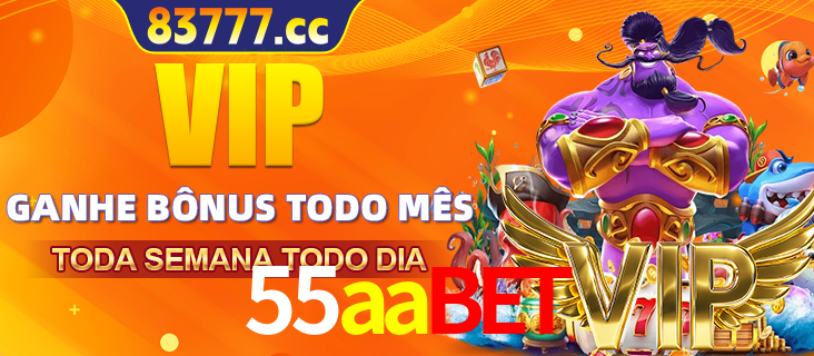 Banner promocional do 55aabet oferecendo 100% de recompensas adicionais contínuas para quem fizer o login diário (Daily sign-in), com um mascote de coelho.