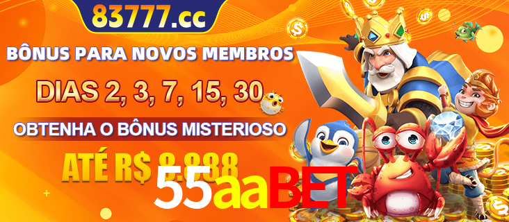 Anúncio dos benefícios para Membro VIP Sênior na plataforma 55aabet, incluindo bônus promocionais, semanais e mensais, ilustrado com o personagem Fortune Tiger.